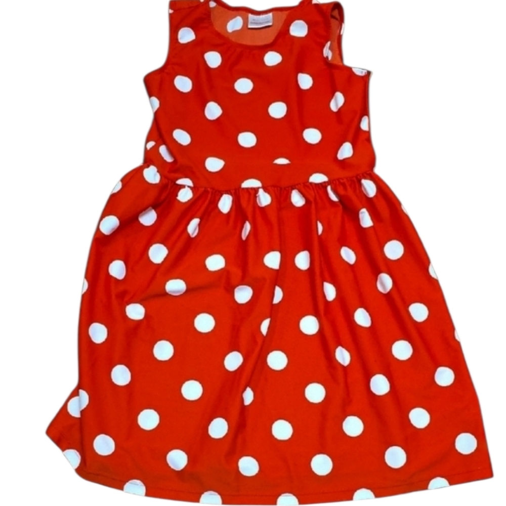 Hanna Andersson Polka Dot Kids Dress - Red and White